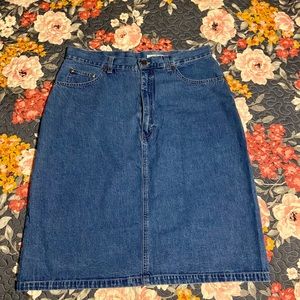 Eddie Bauer size 16 denim skirt